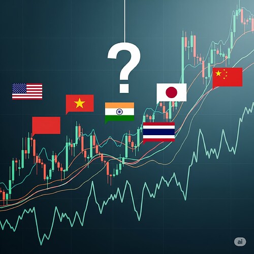 กราฟตลาดหุ้นไทยและต่างประเทศ